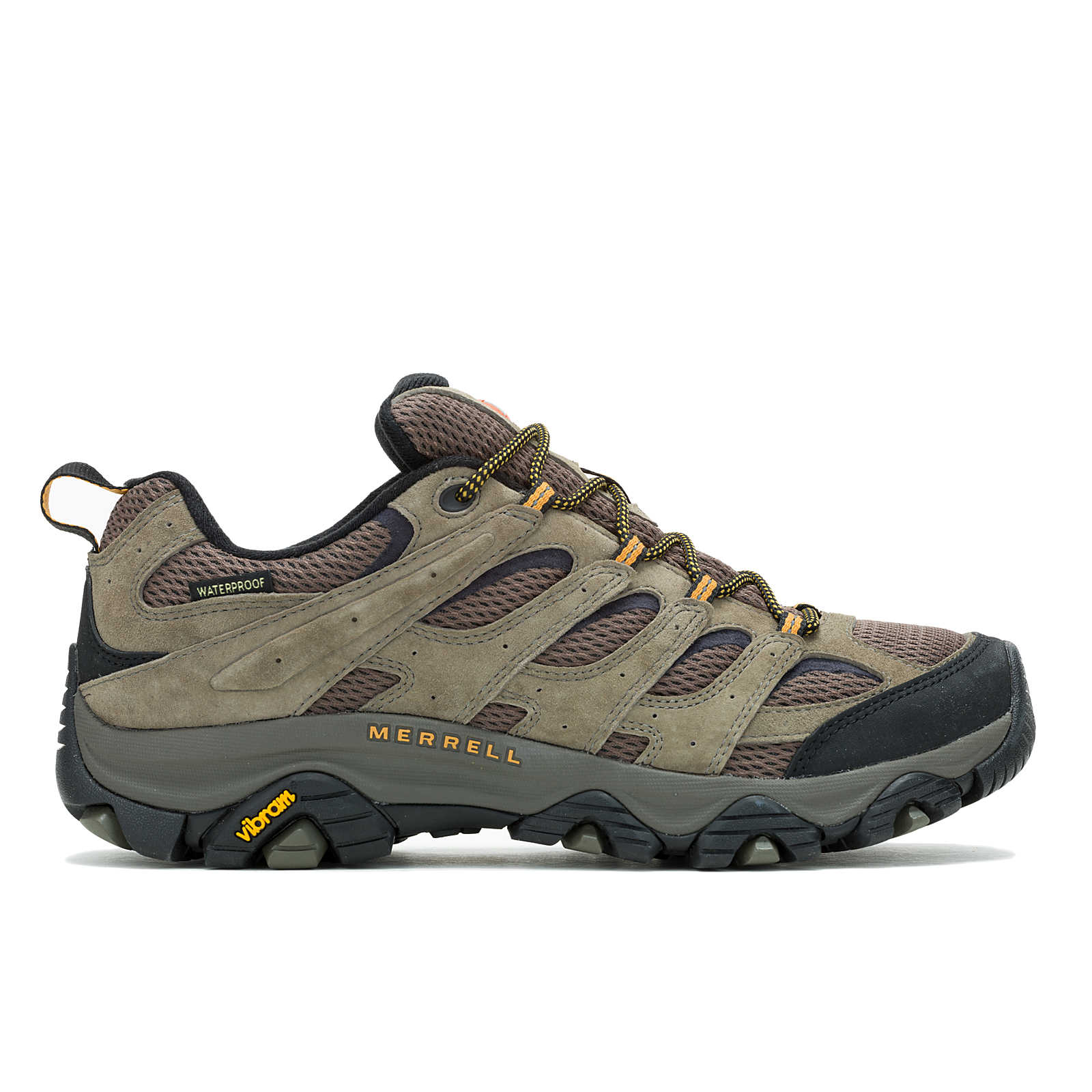 Merrell Moab 3 WP Waterproof Hiking Boots for Men - Durable Outdoor Shoes for Trail Walking, Backpacking & Mountain Adventures