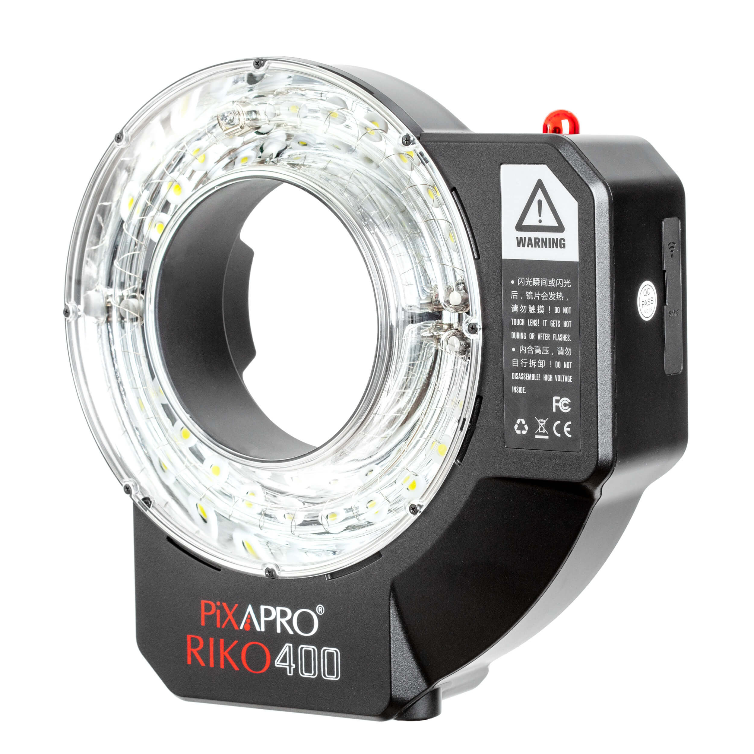 RIKO400 400Ws Professional Daylight Ring Flash for Studio Photography - Compatible with Godox AR400 - Perfect for Portrait, Macro & Fashion Photography