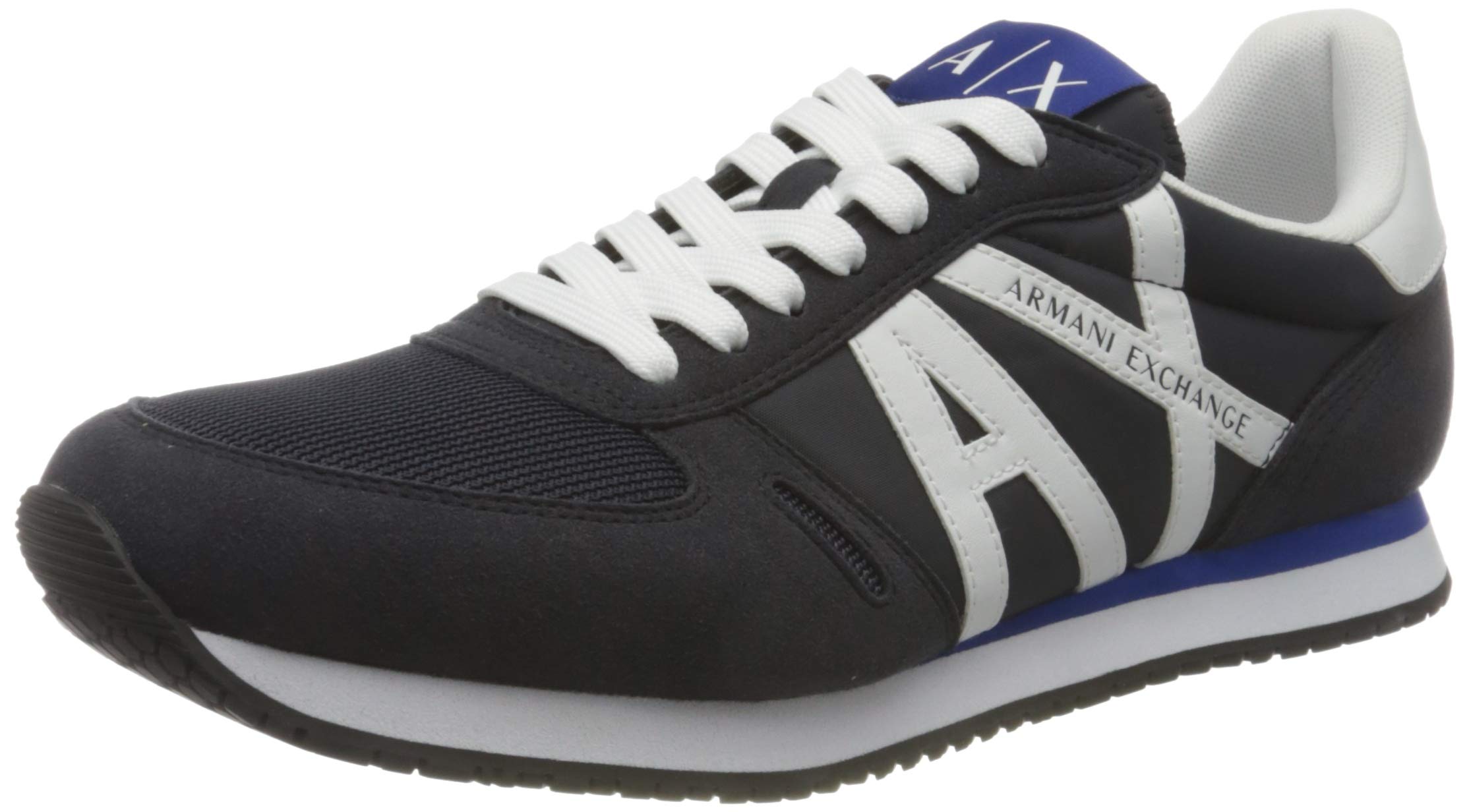 Armani Exchange Men's Low-Top Sneakers - Lightweight Casual Shoes for Walking & Running | Fashionable Streetwear & Gym Wear