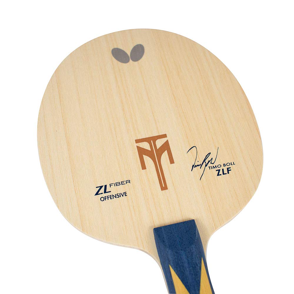 Butterfly Timo Boll ZLF Table Tennis Blade with ZL Fiber - Professional Ping Pong Racket for Advanced Players - AN, FL, ST Handle Options - Japanese Made - Perfect for Tournament Play & Training