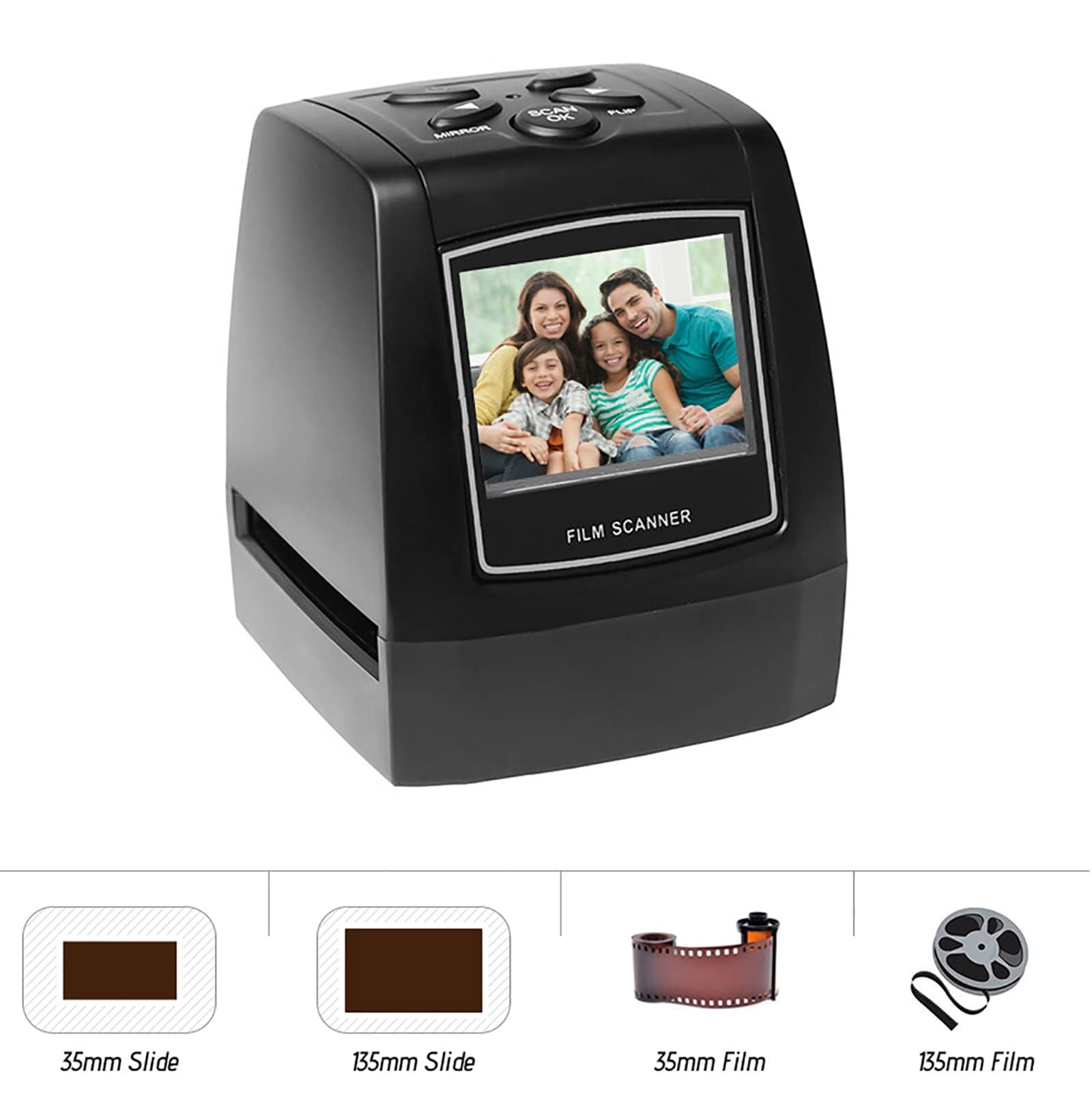 35mm Film Slide Scanner with 2.36
