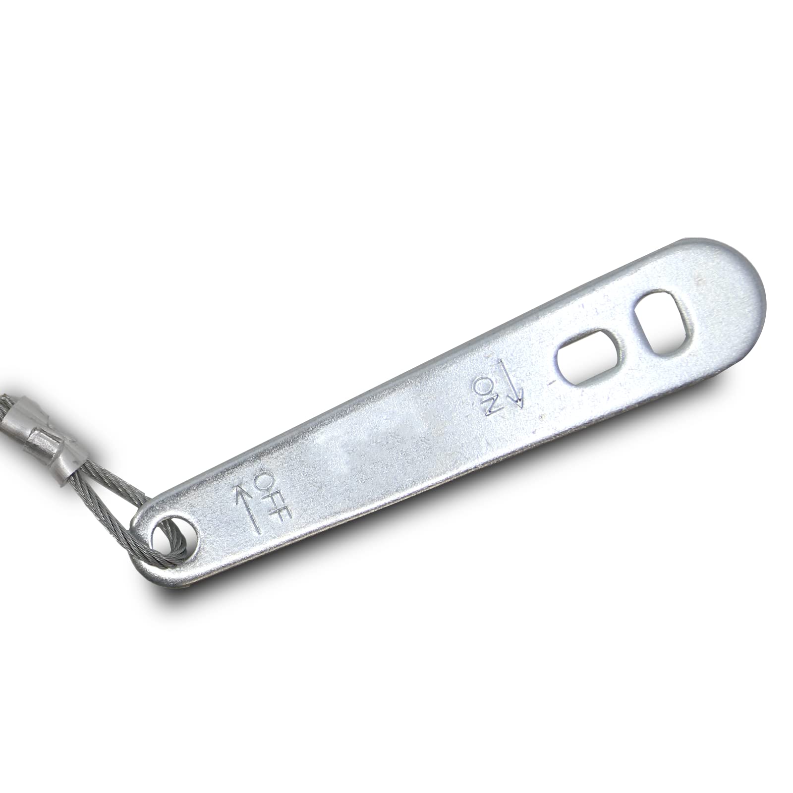 Dixie EMS 5080 Heavy Duty Metal Oxygen Tank Wrench Key with Chain - Essential Medical Equipment Tool for Emergency Oxygen Cylinders & Home Healthcare Use