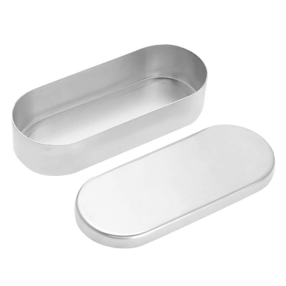 Stainless Steel Nail Tools Sterilizing Box for Manicure & Pedicure - 13x5cm Medical Grade Disinfection Tray for Needles, Baby Bottles & Beauty Tools | Perfect for Salons, Spas & Home Use
