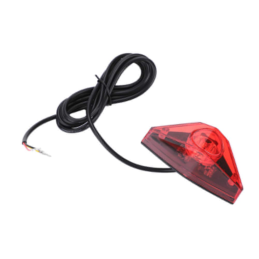 Universal Electric Bike Scooter Tail Brake Light - Bright LED Rear Safety Warning Lamp for Bicycles & E-Bikes | DIY Accessory for Night Riding & Commuting