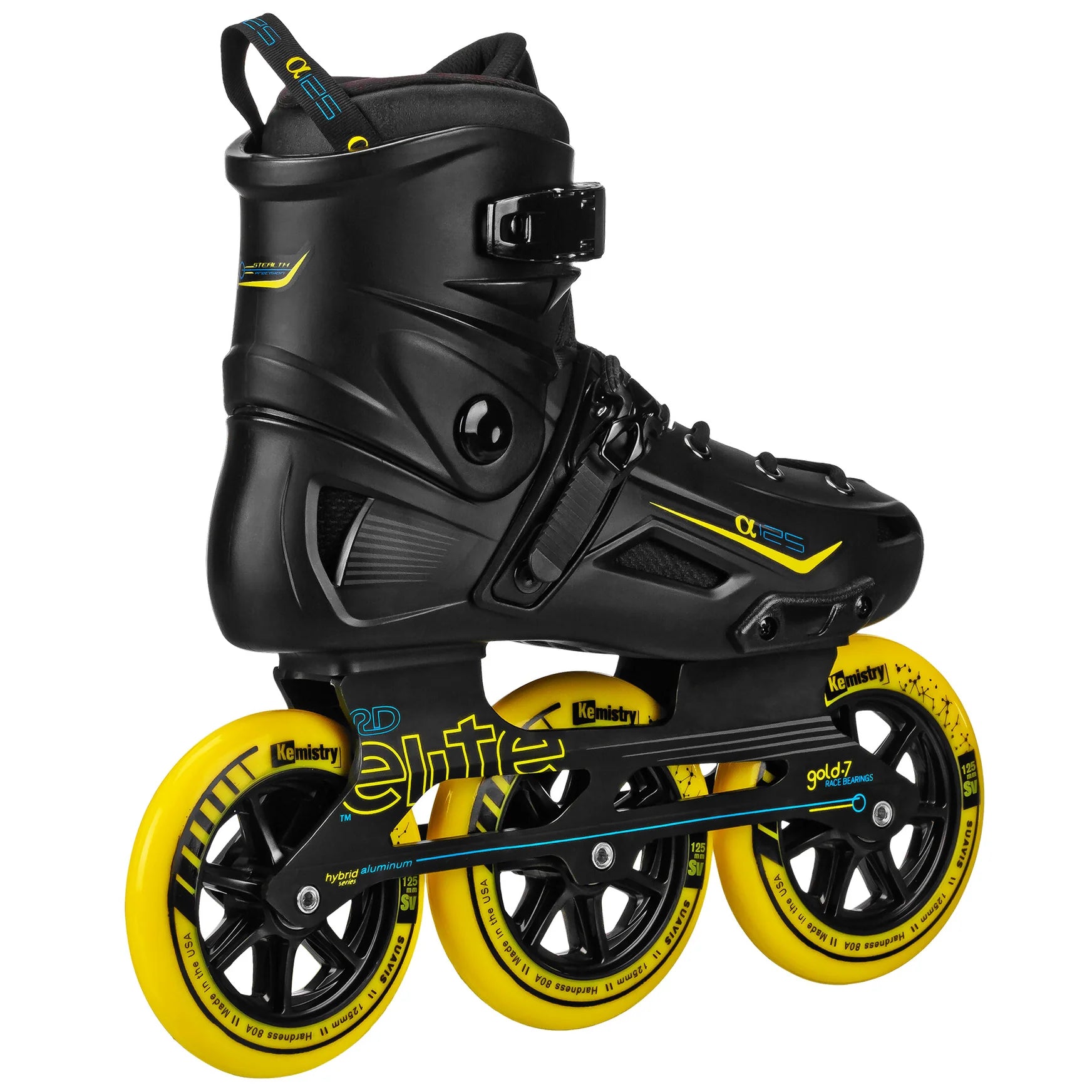 Roller Derby Alpha Inline Skates 125mm Wheels - High-Performance Skates for Men & Women - Perfect for Outdoor, Fitness, and Speed Skating
