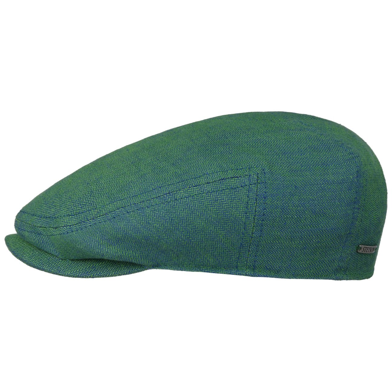 Stetson Descott Linen Flat Cap for Men - Classic Summer Ivy Newsboy Hat for Outdoor, Golf & Casual Wear