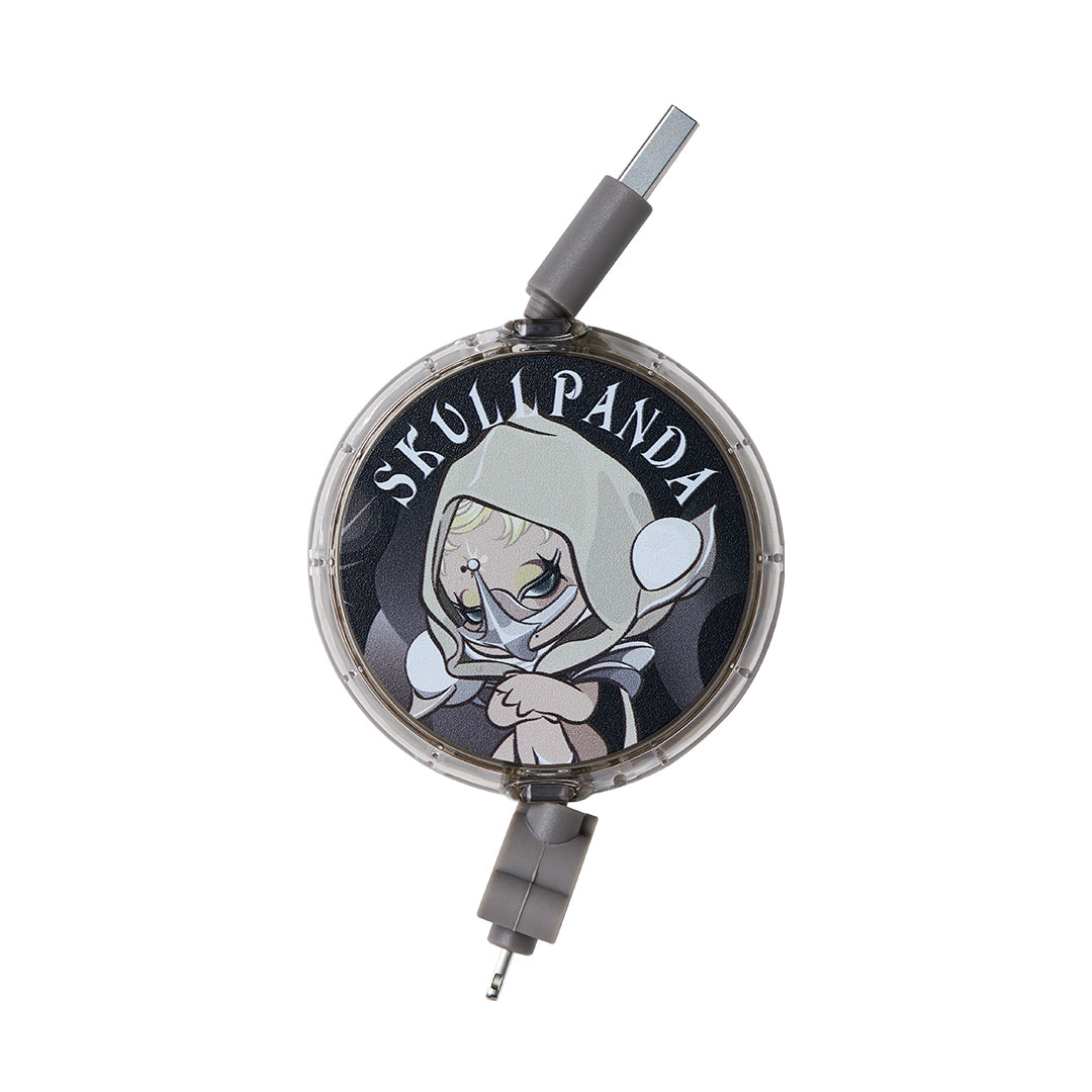 POP MART SKULLPANDA The Sound Series Phone Cable Blind Box - Cute Cartoon Character USB Charging Cable for iPhone Android - Perfect Gift for Collectors & Pop Culture Fans