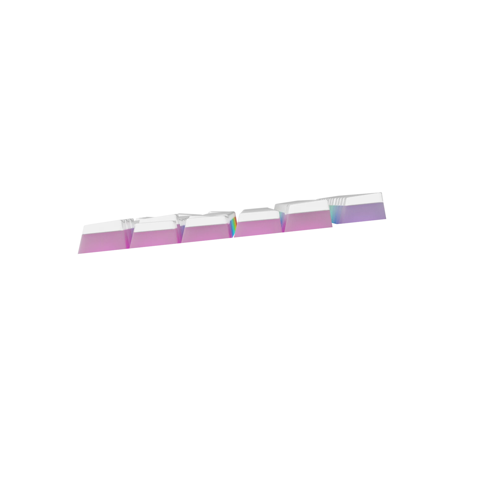 Aura V3 White Keycaps for Mechanical Keyboards - Premium PBT Keycap Set with Shine-Through Design for Gaming & Typing (US Layout) - Perfect for PC, Mac, and Office Workstations