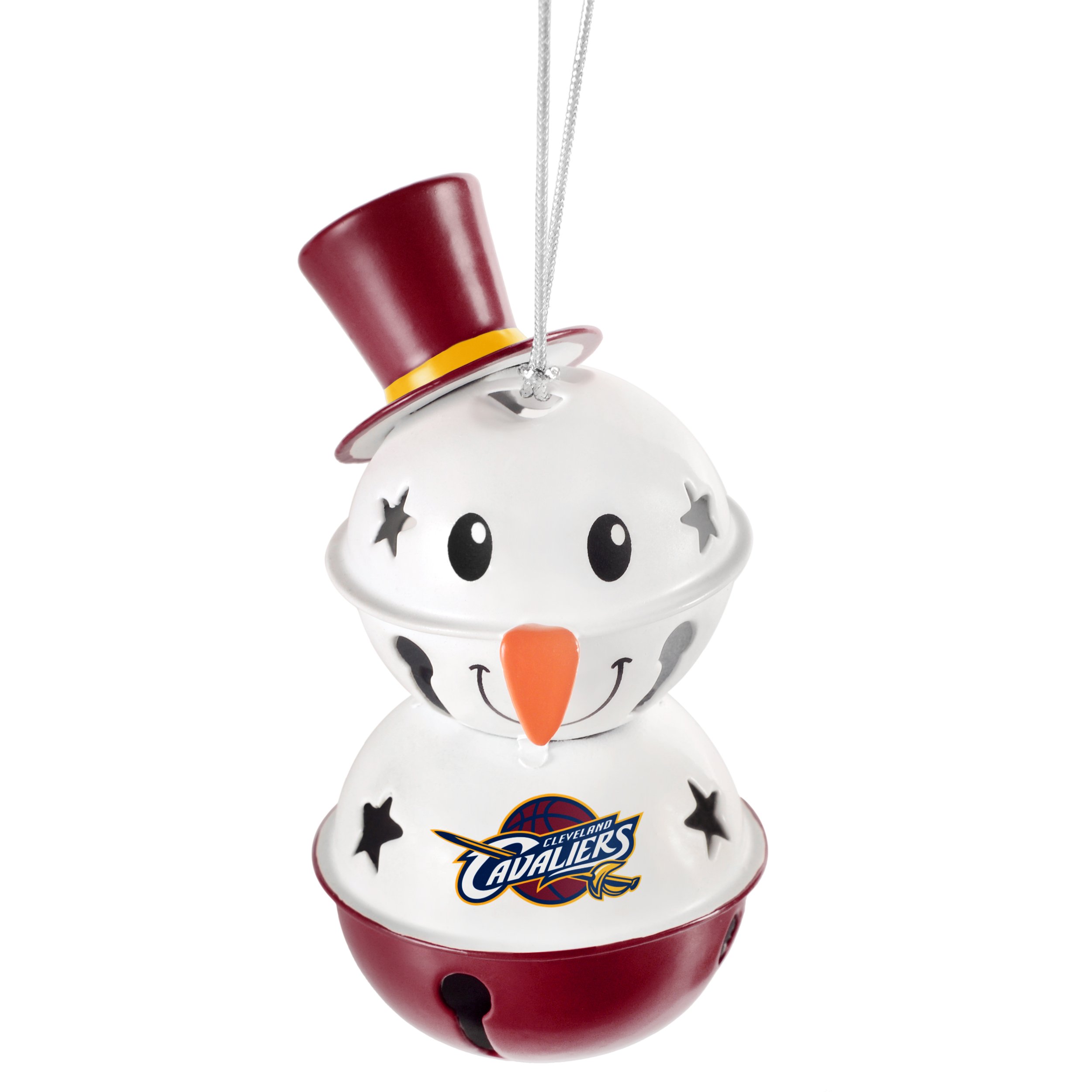 FOCO NBA Unisex Snowman Bell Christmas Ornament - Perfect for Holiday Tree Decorations, Gifts & Winter Home Decor
