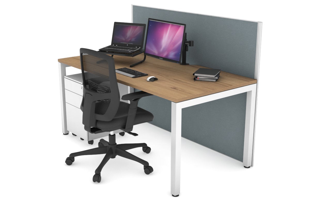 Horizon Quadro Square Legs Office Desk - 63
