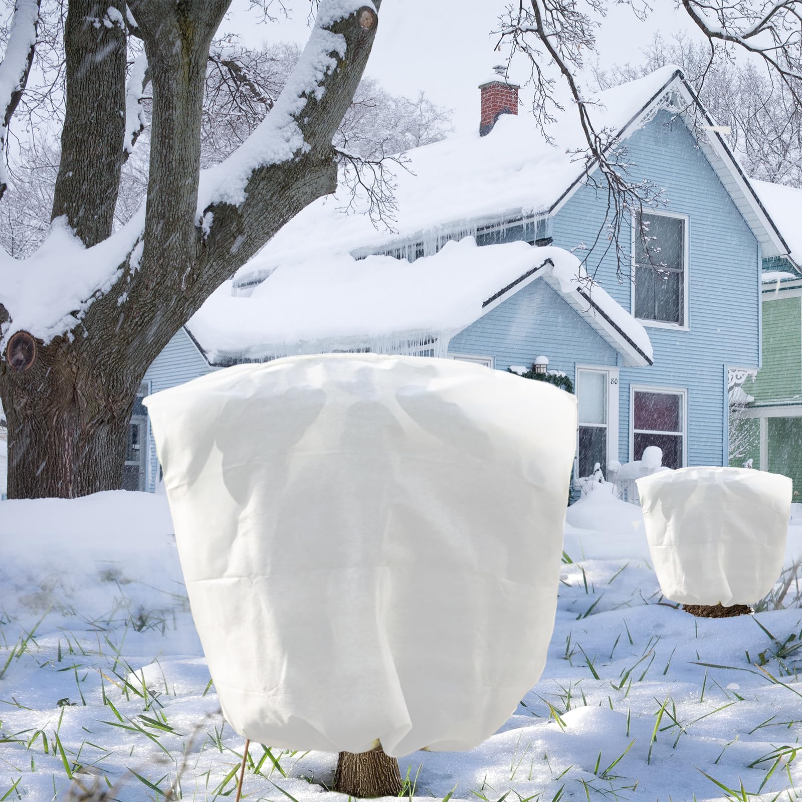 Reusable Winter Plant Covers for Frost Protection - Large 23.6