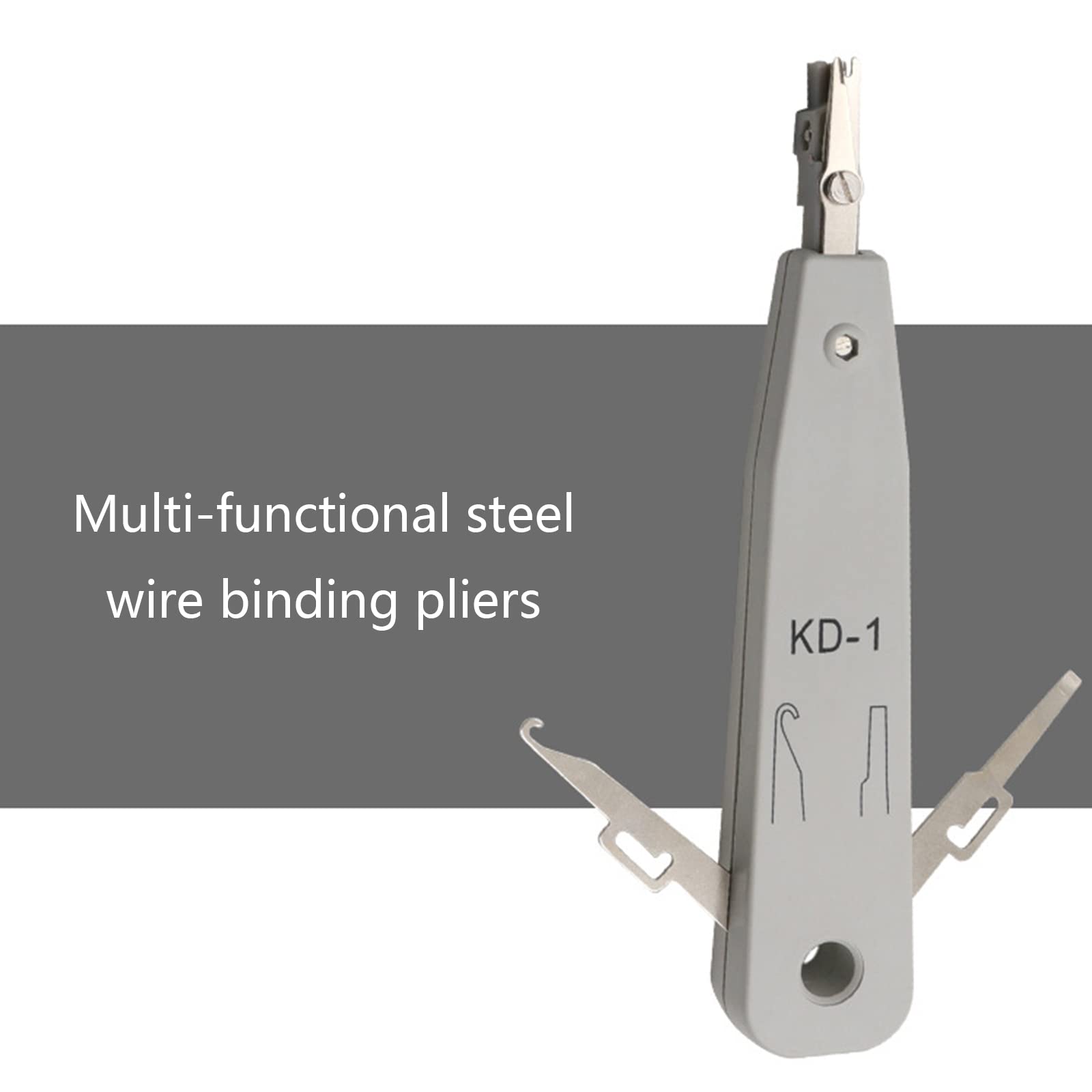 110 Punch Down Tool with Blade - Insert & Cut Terminations in One - 175x34.4mm Network Cable Tool - Perfect for Ethernet Wiring & Telecom Installations