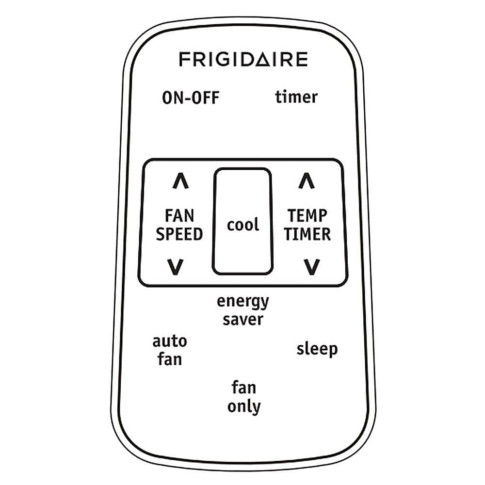 Original OEM Room Air Conditioner Remote Control Replacement Part 5304487535 - Perfect for Home, Office, and Hotel AC Units