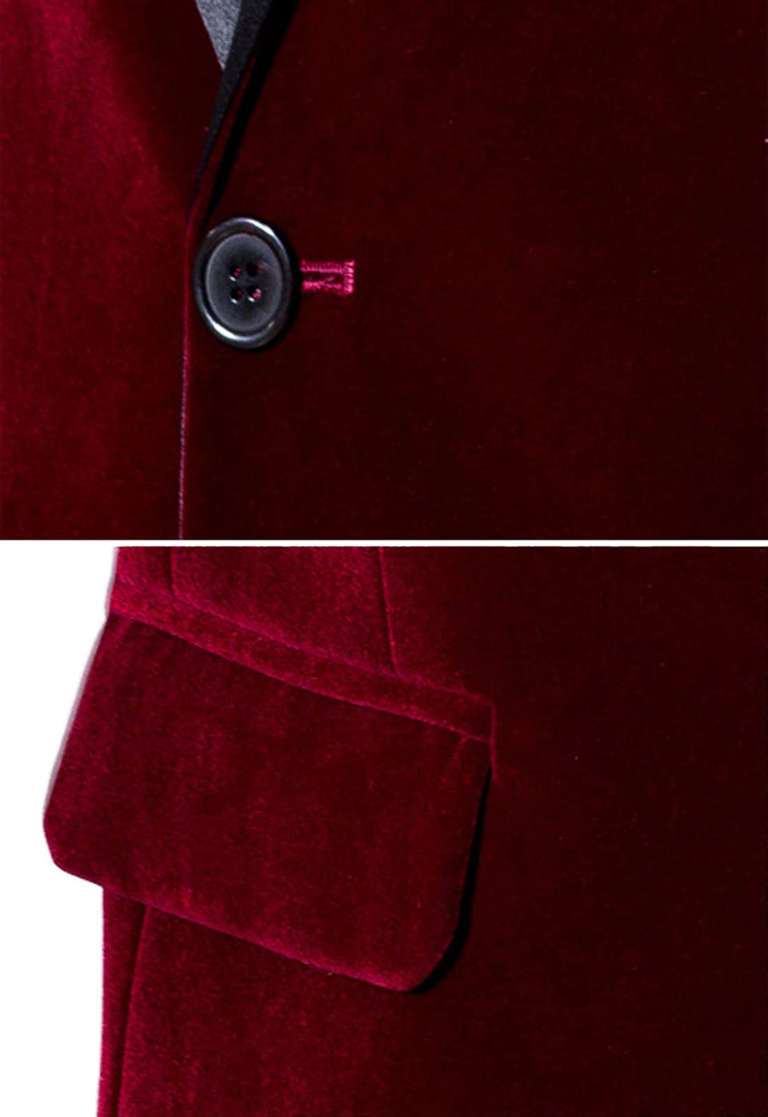 GATMSTZ Men's Formal Velvet Tuxedo Jacket - Single Button Peak Lapel Wedding Suit for Prom, Gala & Evening Events - Perfect for Weddings, Parties & Special Occasions