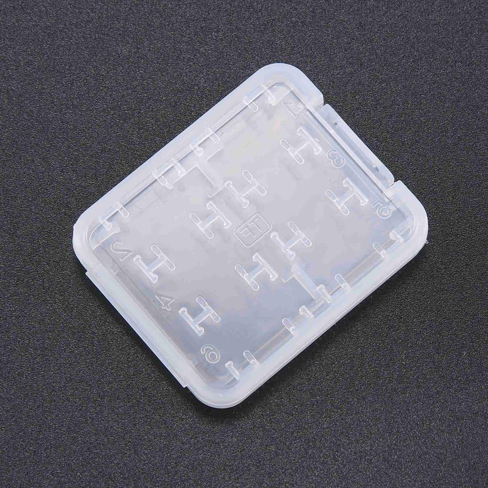 Liovitor 5X Plastic SD/SDHC/TF Memory Card Storage Case - Waterproof Card Holder Box Protector for Cameras, Drones & Electronics - Organize Memory Cards Safely for Travel, Photography & Data Backup