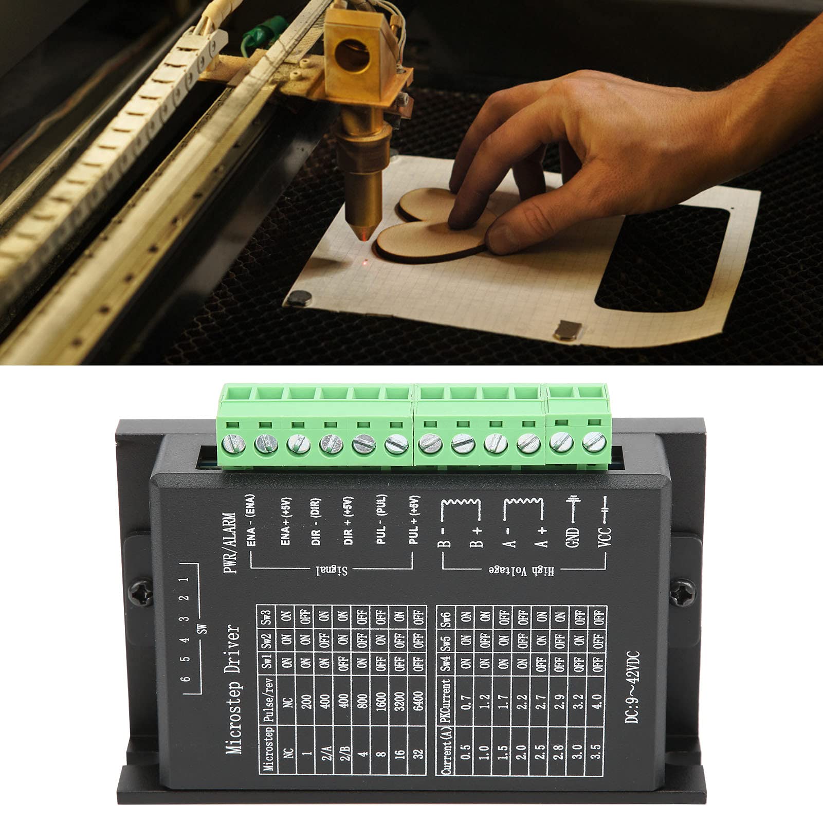 TB6600 CNC Motor Limit Switch Controller Shield Kit for 3D Printers & Industrial CNC Machines - 6.35mm Pisa Leaning Tower Style | Perfect for DIY CNC Projects, Woodworking & Metal Fabrication