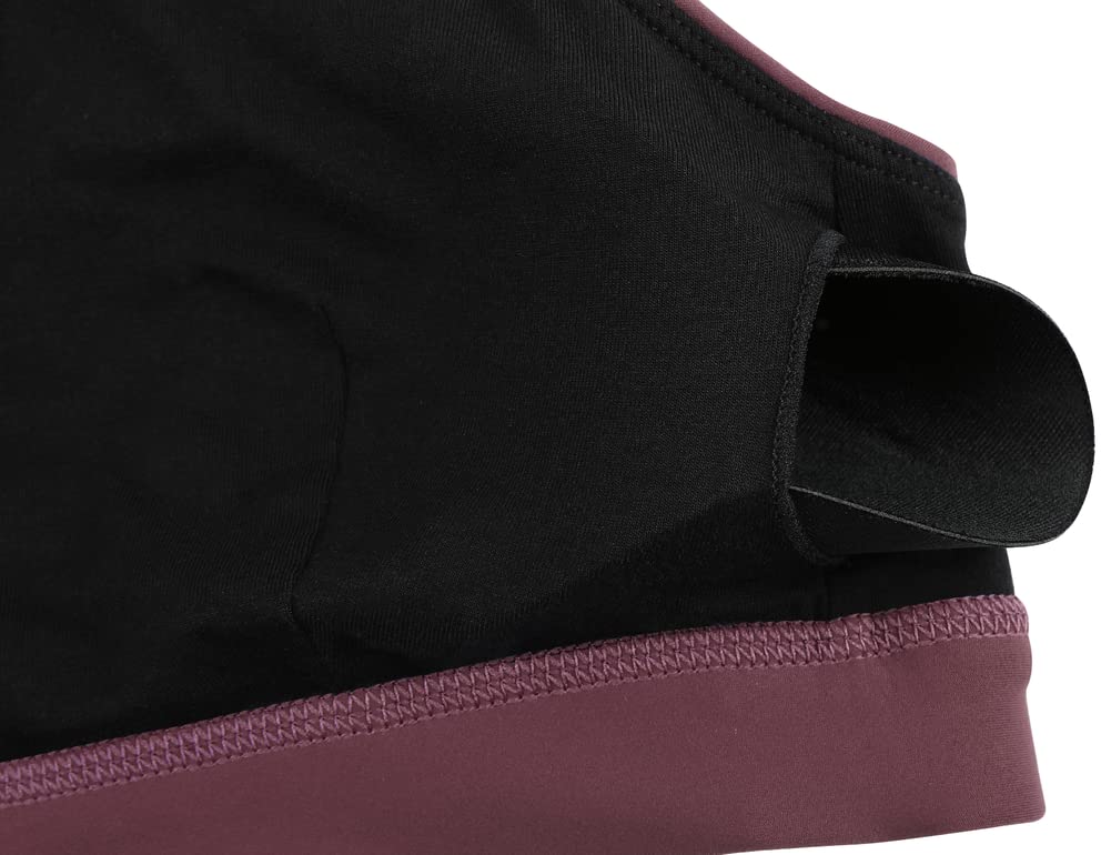 Women's Low Support Padded Sports Bras - Criss-Cross Back for Yoga & Workouts