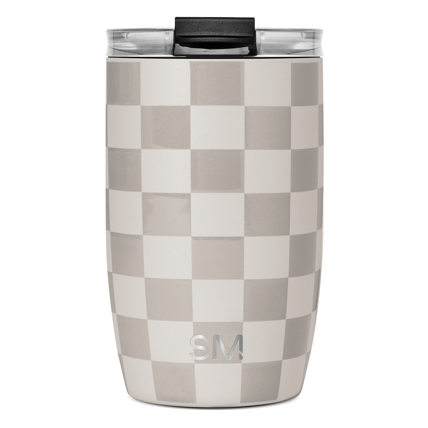 Voyager 20oz Insulated Tumbler with Clear Flip Lid & Straw - Leakproof Stainless Steel Travel Mug for Hot/Cold Drinks - Perfect for Office, Gym, Hiking & Road Trips