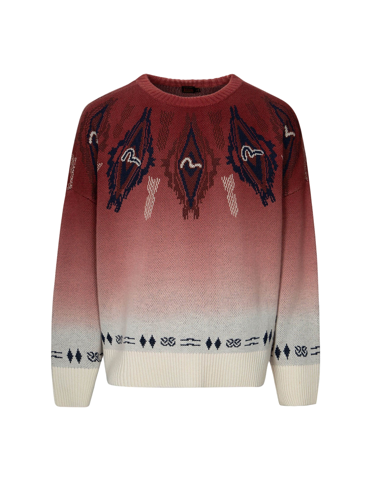 Chimayo Jacquard Knit Sweater for Women - Soft Relaxed Fit Pullover - Perfect for Casual Wear, Fall & Winter Fashion, and Cozy Layering