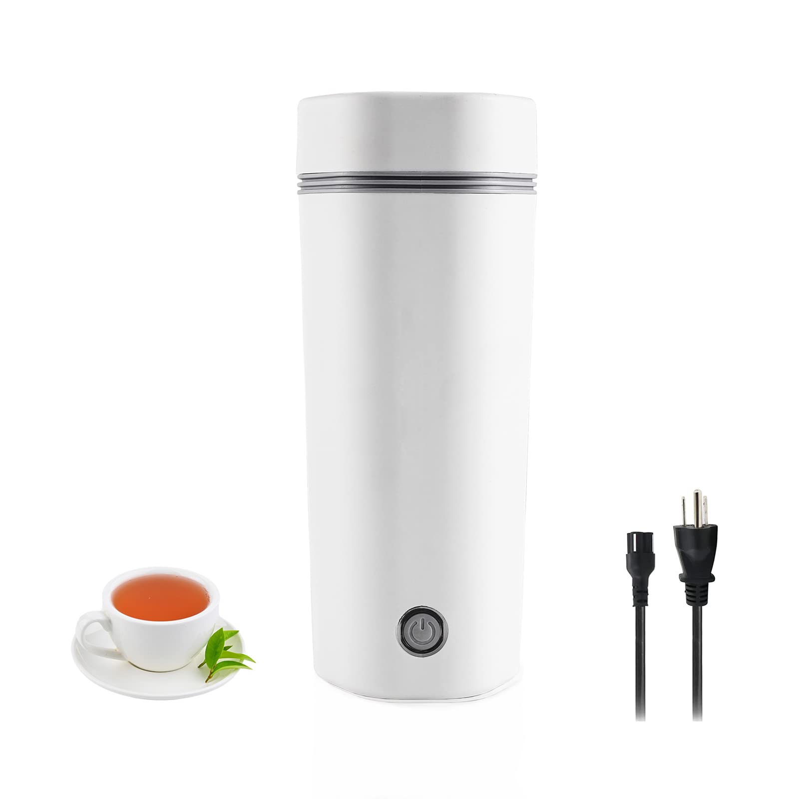 Portable Electric Kettle - Mini Travel Tea Kettle with Auto Shut-Off, 3-in-1 Water Boiler for Coffee, Tea & Instant Meals - Perfect for Camping, Dorms & Office Use