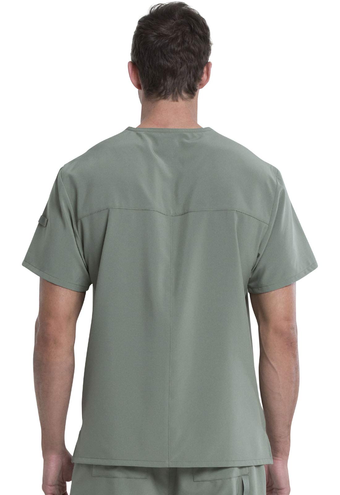 Dickies EDS Essentials Men's Scrubs Top - Tuckable V-Neck Work Shirt DK635 | Comfortable Medical Uniform for Nurses, Doctors & Healthcare Professionals
