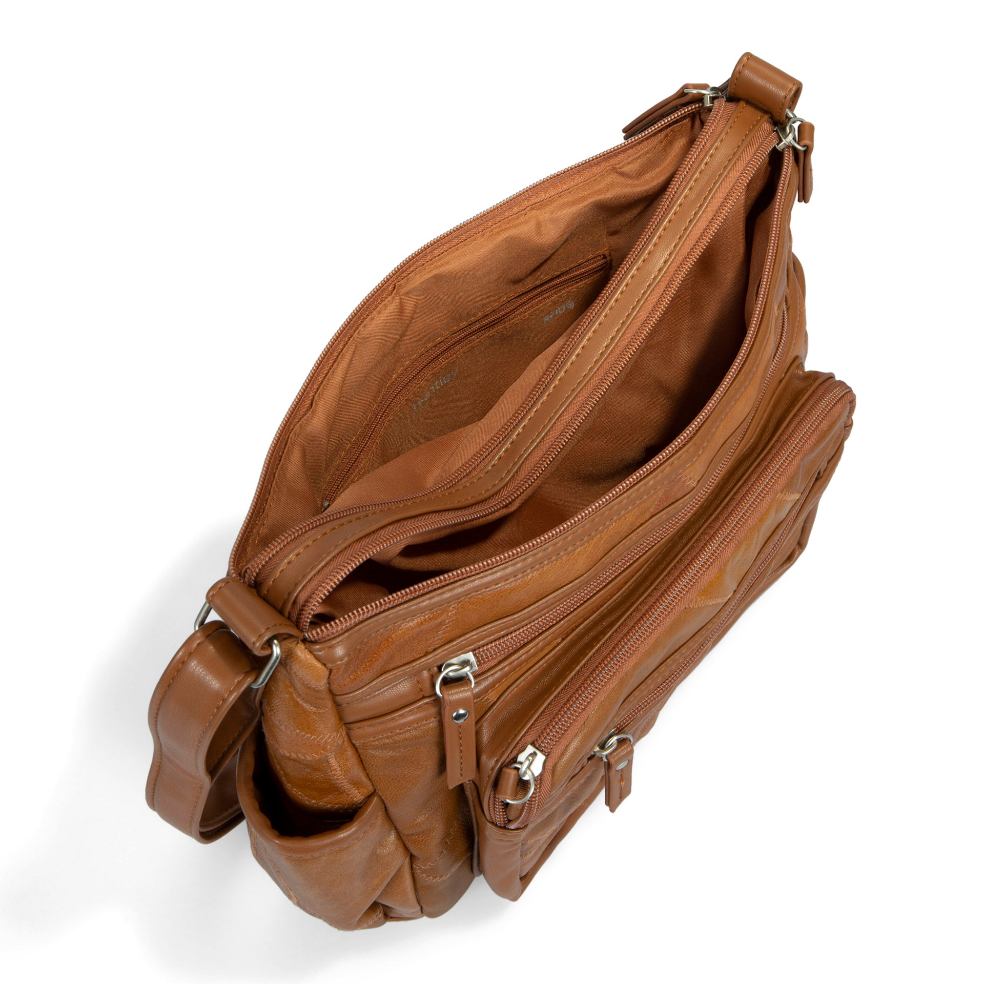 RFID Blocking Leather Crossbody Bag for Women - Anti-Theft Travel Purse for Everyday Use, Shopping & Commuting