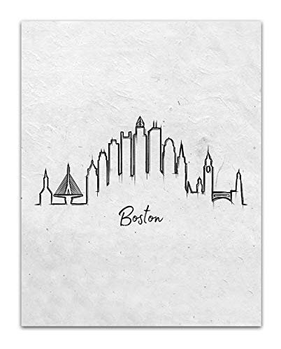 Boston Line Art