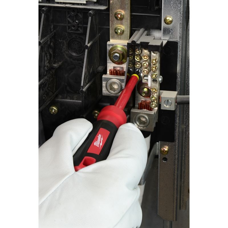ECX 4-Inch 1000V Insulated Screwdriver - Professional Electrician Tool for Safe Electrical Work, Home Repairs, and DIY Projects