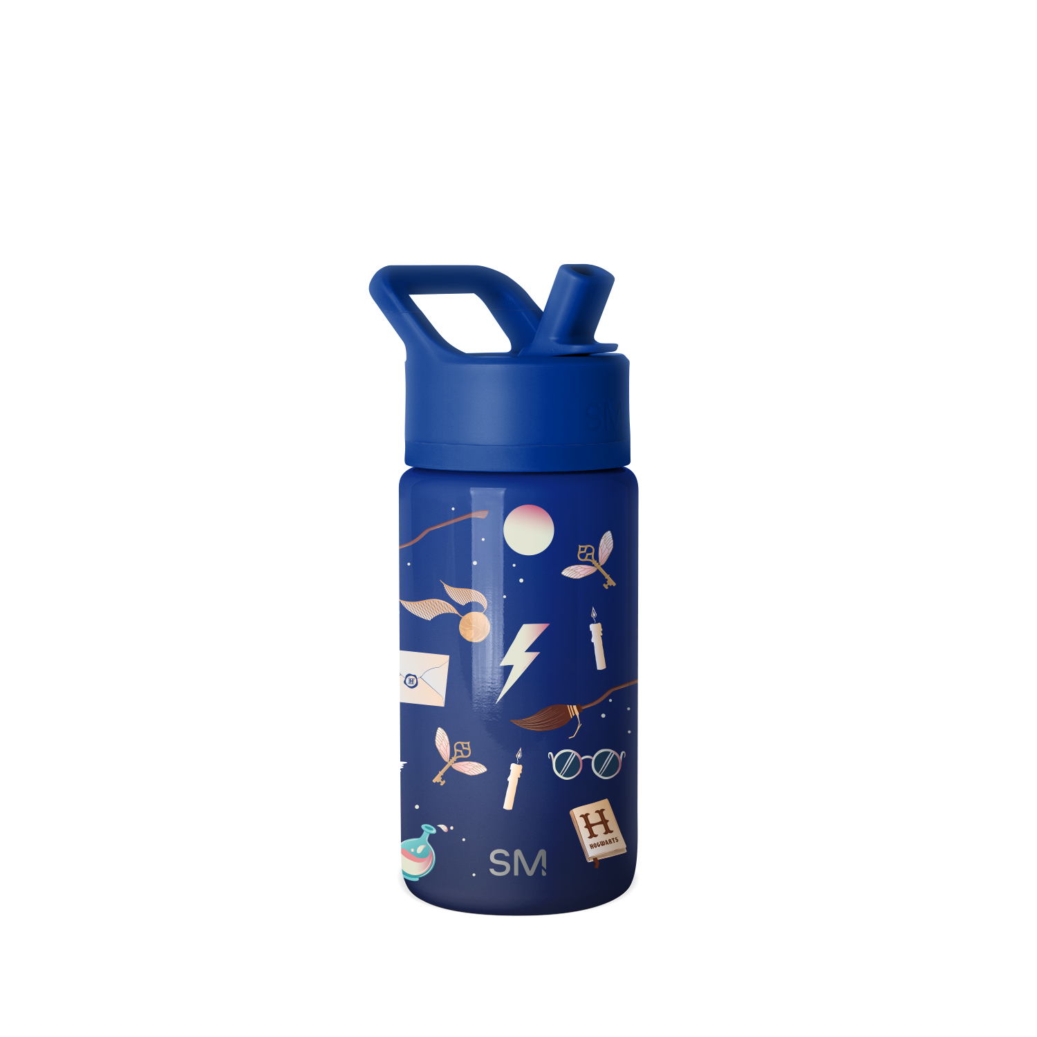 Summit Kids Water Bottle with Straw Lid - BPA Free, Leak Proof, Insulated Stainless Steel Bottle for School, Sports, and Outdoor Activities