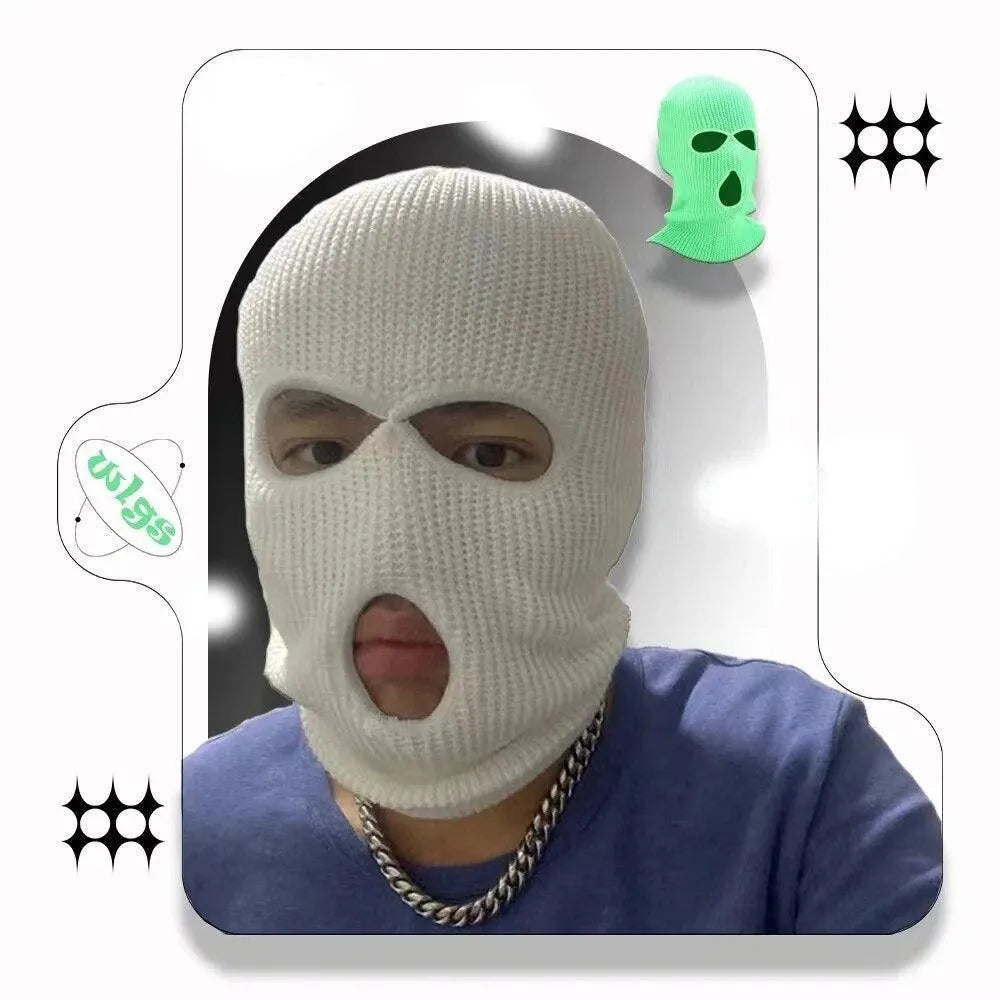 Winter Warm Full Face Balaclava Mask - Windproof Tactical Knit Hat for Men & Women - Ideal for Skiing, Motorcycling, Cycling & Outdoor Sports
