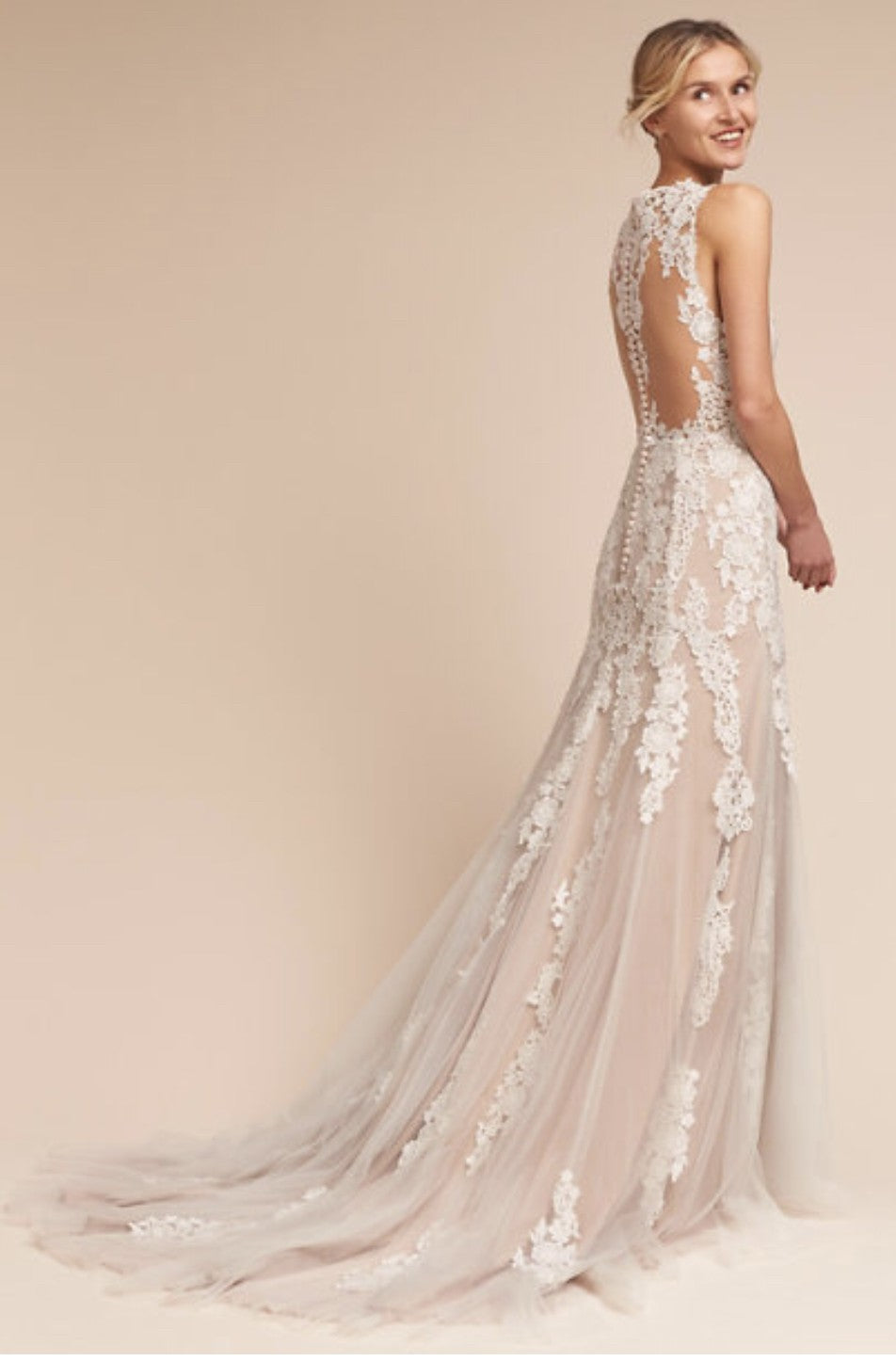 BHLDN Whispers & Echoes Monarch Gown - Elegant Wedding Dress for Brides | Perfect for Beach, Garden & Formal Ceremonies