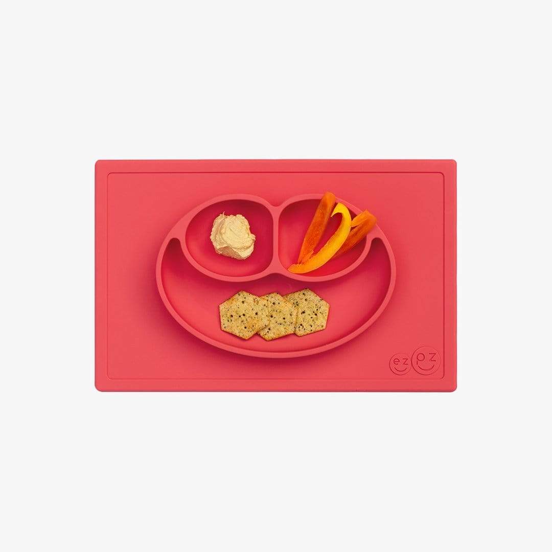Ezpz Happy Mat - Silicone Suction Plate for Toddlers & Kids - Non-Slip, BPA-Free Baby Feeding Mat - Perfect for High Chairs, Tables & Mess-Free Mealtime