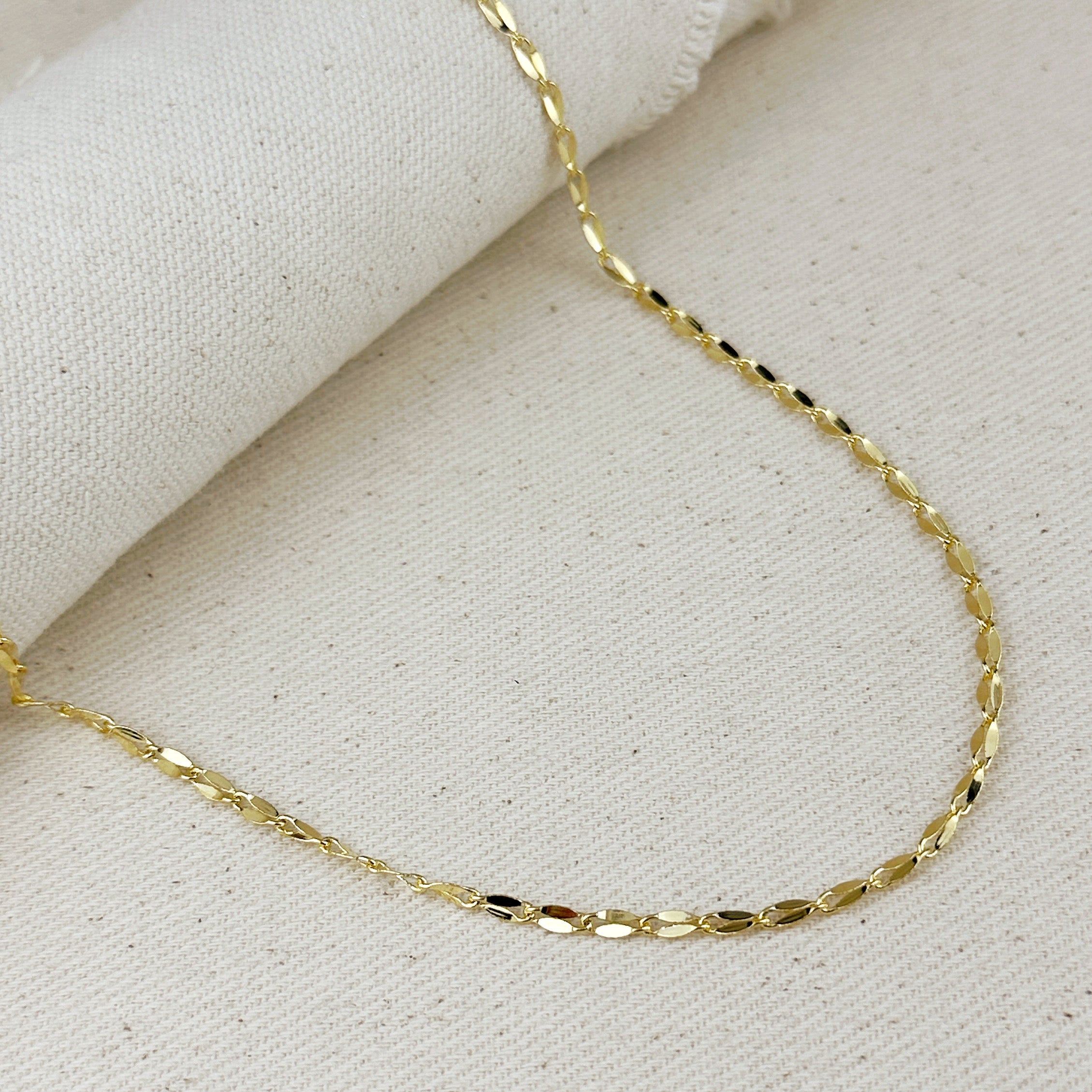 18K Gold Filled 3mm Fancy Chain Necklace for Women - Elegant Layering Jewelry for Everyday Wear, Gift Giving & Special Occasions
