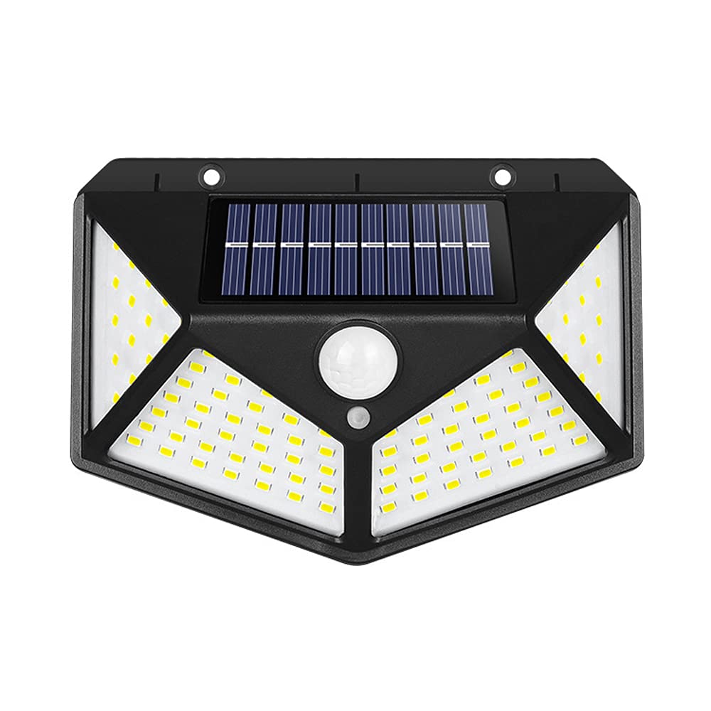 **Wdpinpan 100 LED Solar Motion Sensor Security Lights - 270° Wide Angle Solar Wall Lights with 1200mAh Battery & 3 Modes - Perfect for Garden, Fence, Patio, Gate, Yard & Outdoor Security**