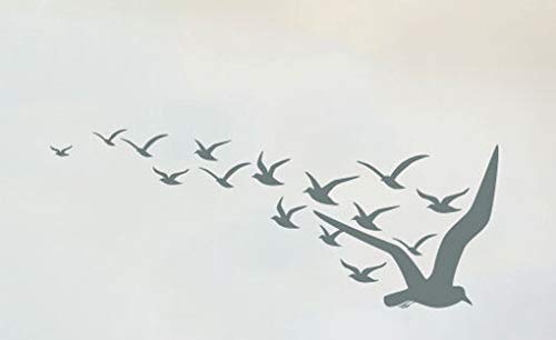 Custom Flying Birds Rubber Stamp Set for Business Logo, Wedding Invitations & Save the Date - Cling Stamp for Travel Scrapbooking & DIY Crafting