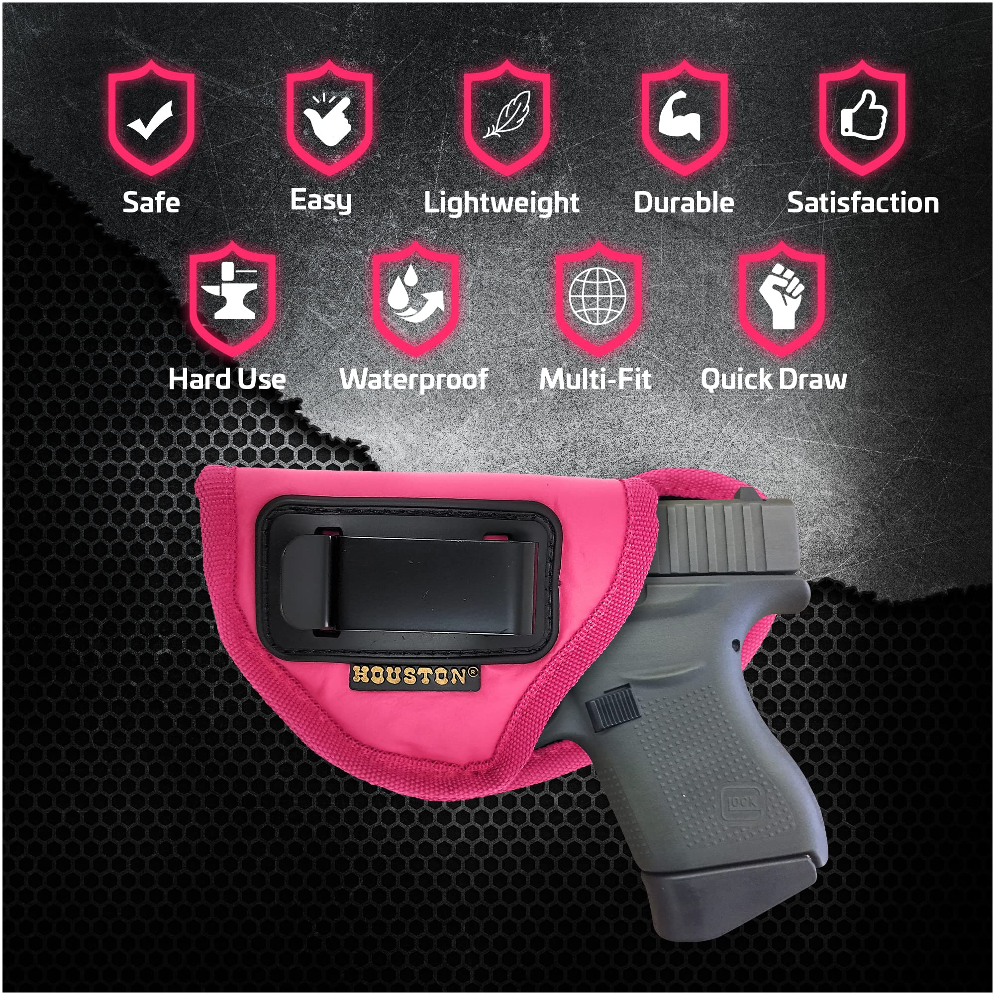 Concealed IWB Gun Holster for Women - Compatible with Glock 42, SIG P938, 1911 3