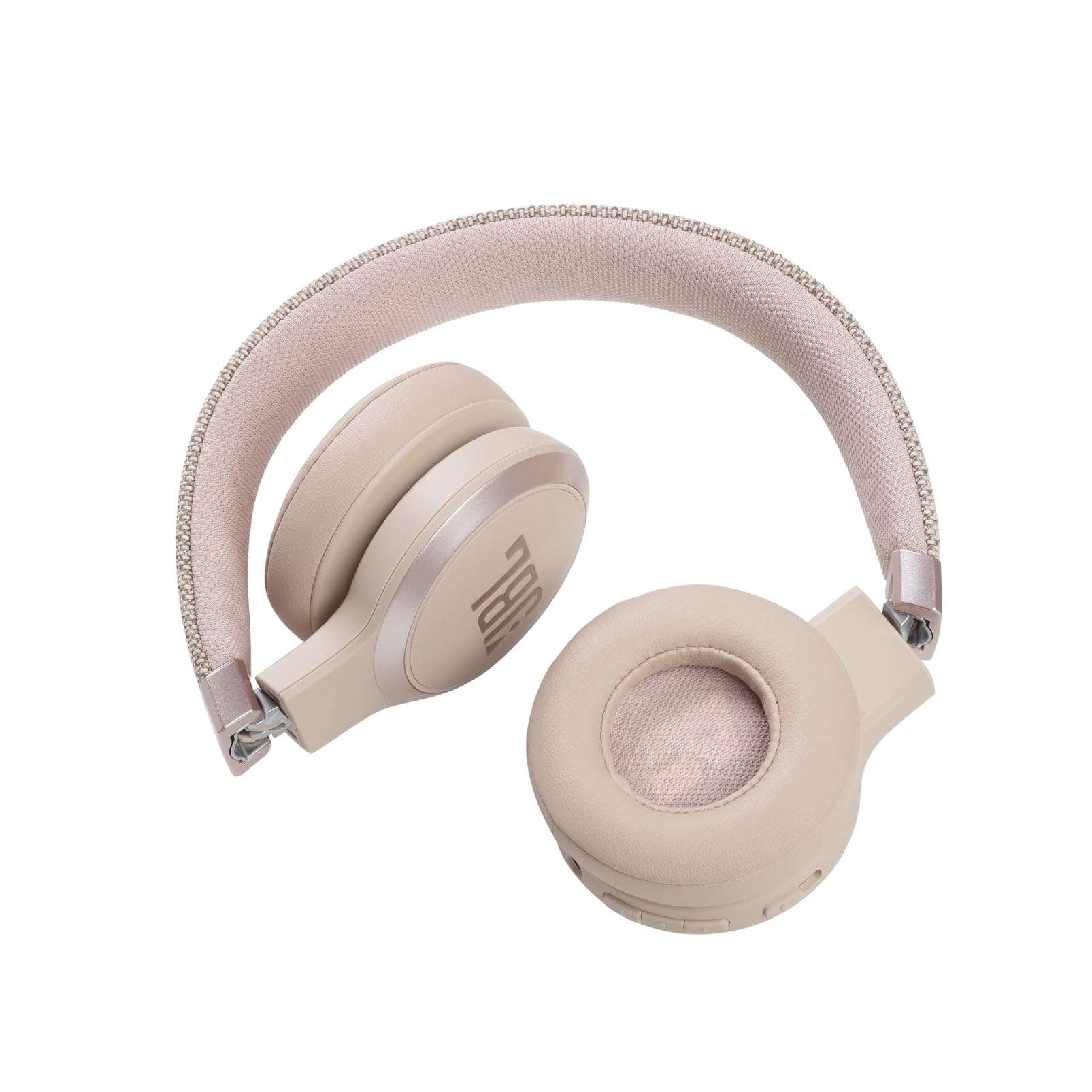 JBL Live 460NC Wireless On-Ear Bluetooth Headphones with Active Noise Cancellation | 50-Hour Battery Life | Rose Pink | Perfect for Travel, Commuting & Office Use