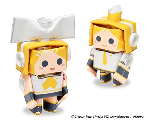 PIPEROID DIY 3D Puzzle Paper Craft Kit - Hatsune Miku Rin & Len Japanese Origami Model for Kids & Adults - Creative Arts & Crafts Gift for Birthday, Party Favors, Home Decor & Anime Collectors