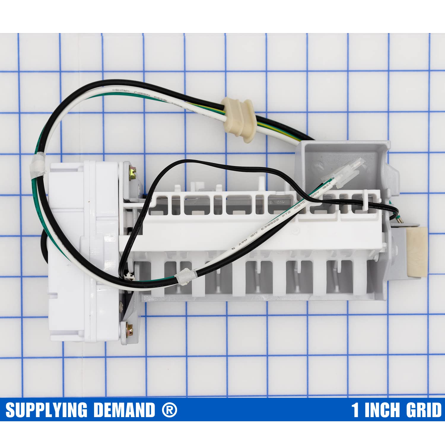 Original Refrigerator Ice Maker Assembly Replacement - Model W11579560 & W11658802 - Compatible with Select Refrigerators - Perfect for Kitchen Appliance Repair & DIY Installation