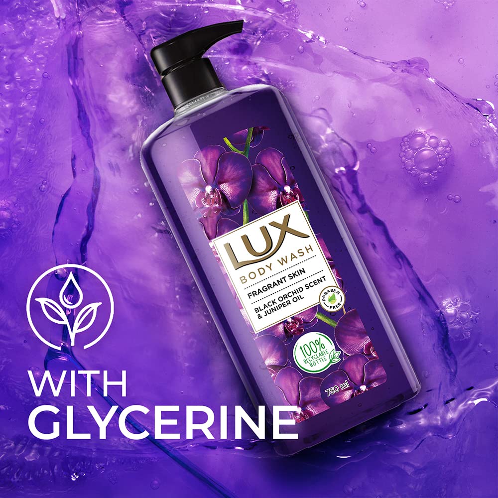 Lux Fragrant Skin Body Wash - 750ml | Moisturizing & Hydrating Shower Gel for Soft, Smooth Skin | Perfect for Daily Use, Spa & Relaxation