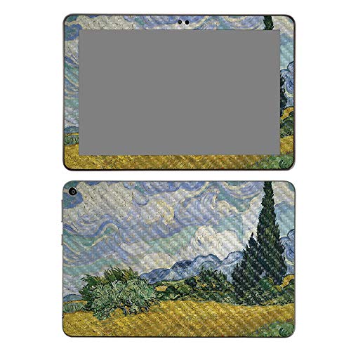 Wheatfield With Cypresses