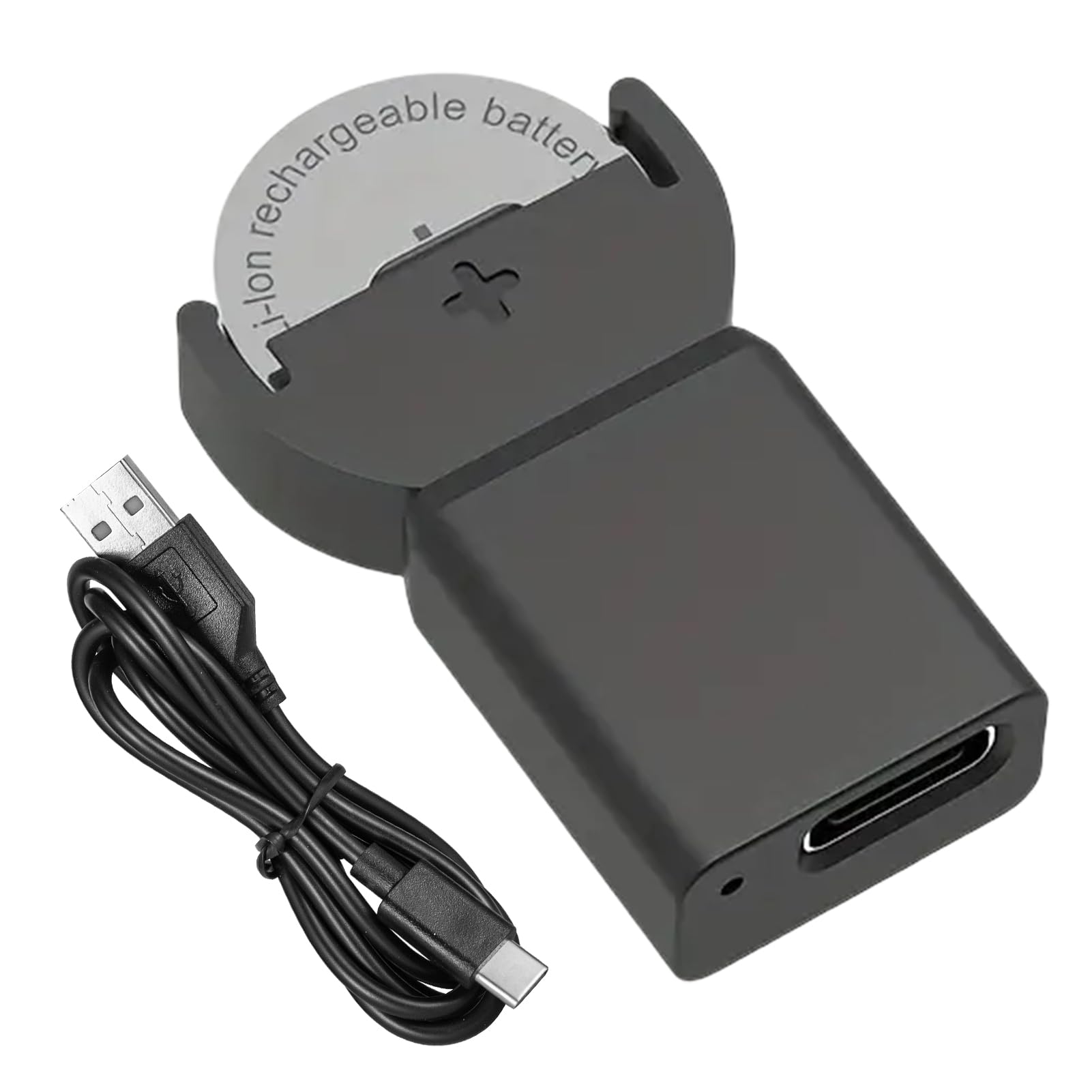 USB Coin Battery Charger with LED Light for Home & Travel
