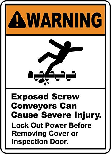 Vinyl Safety & Warning Stickers Bundle - 6 Pack (3.5