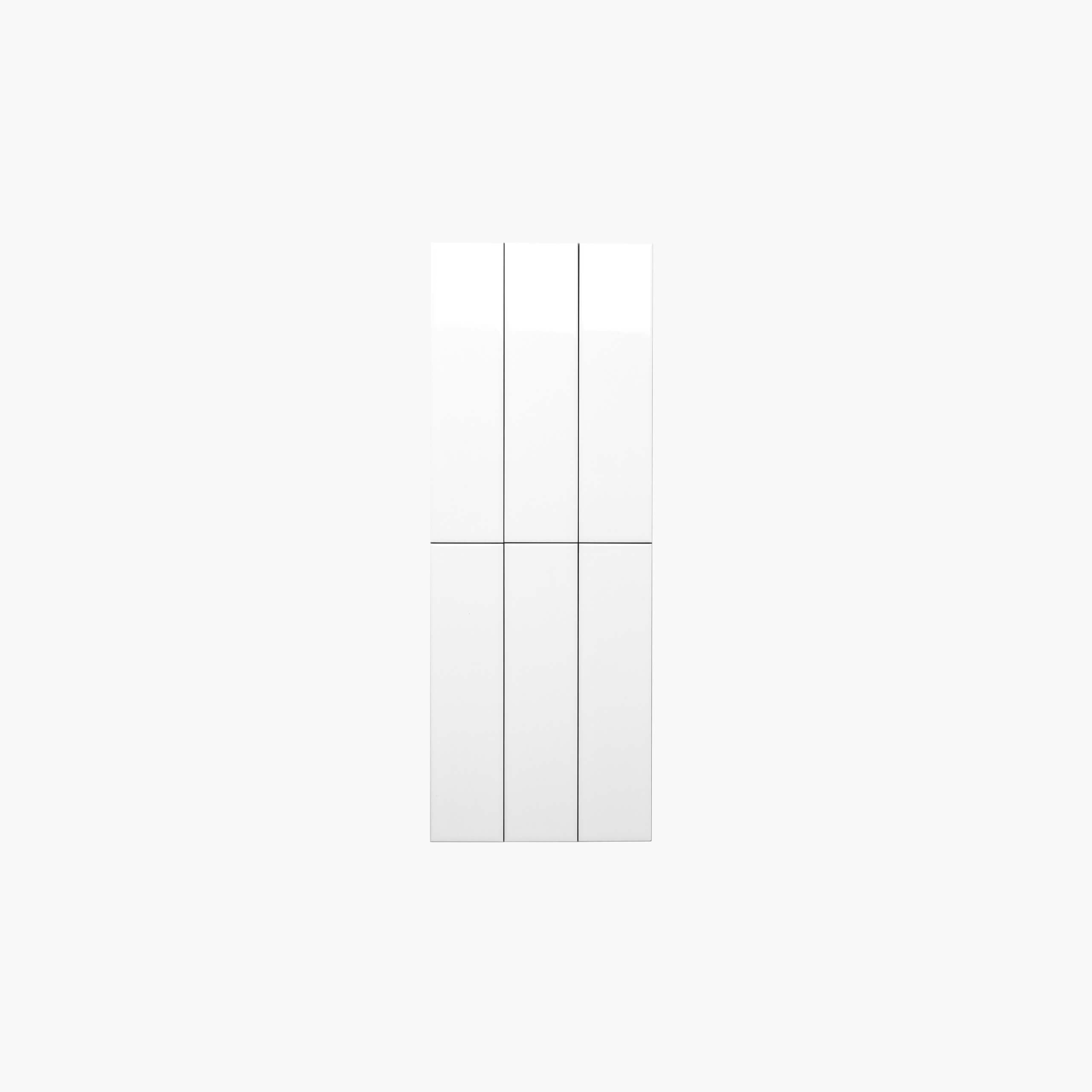 Glossy White Ceramic Flat Tile 65x265mm - Perfect for Kitchen Backsplash, Bathroom Walls & Flooring