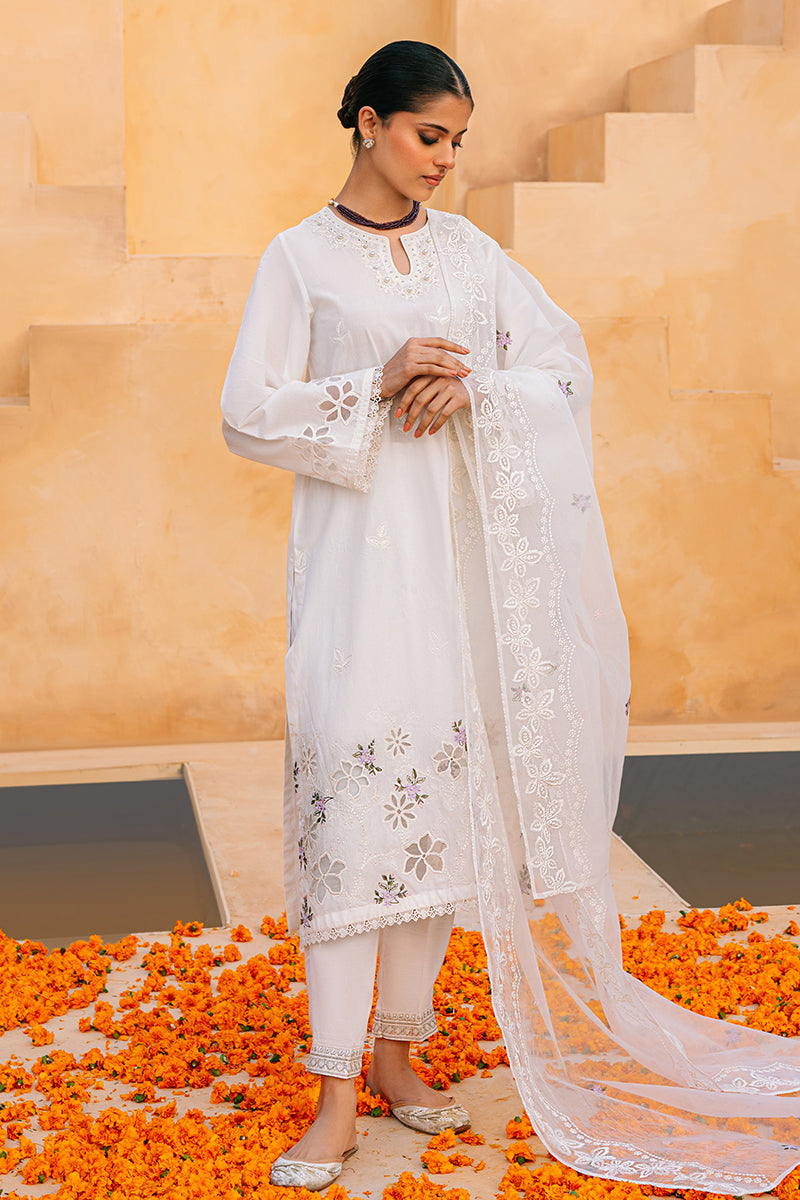 MOONLIGHT FLO 2-Piece Ethnic Outfit Set - Stylish Shirt & Dupatta for Women | Perfect for Festivals, Weddings & Cultural Events
