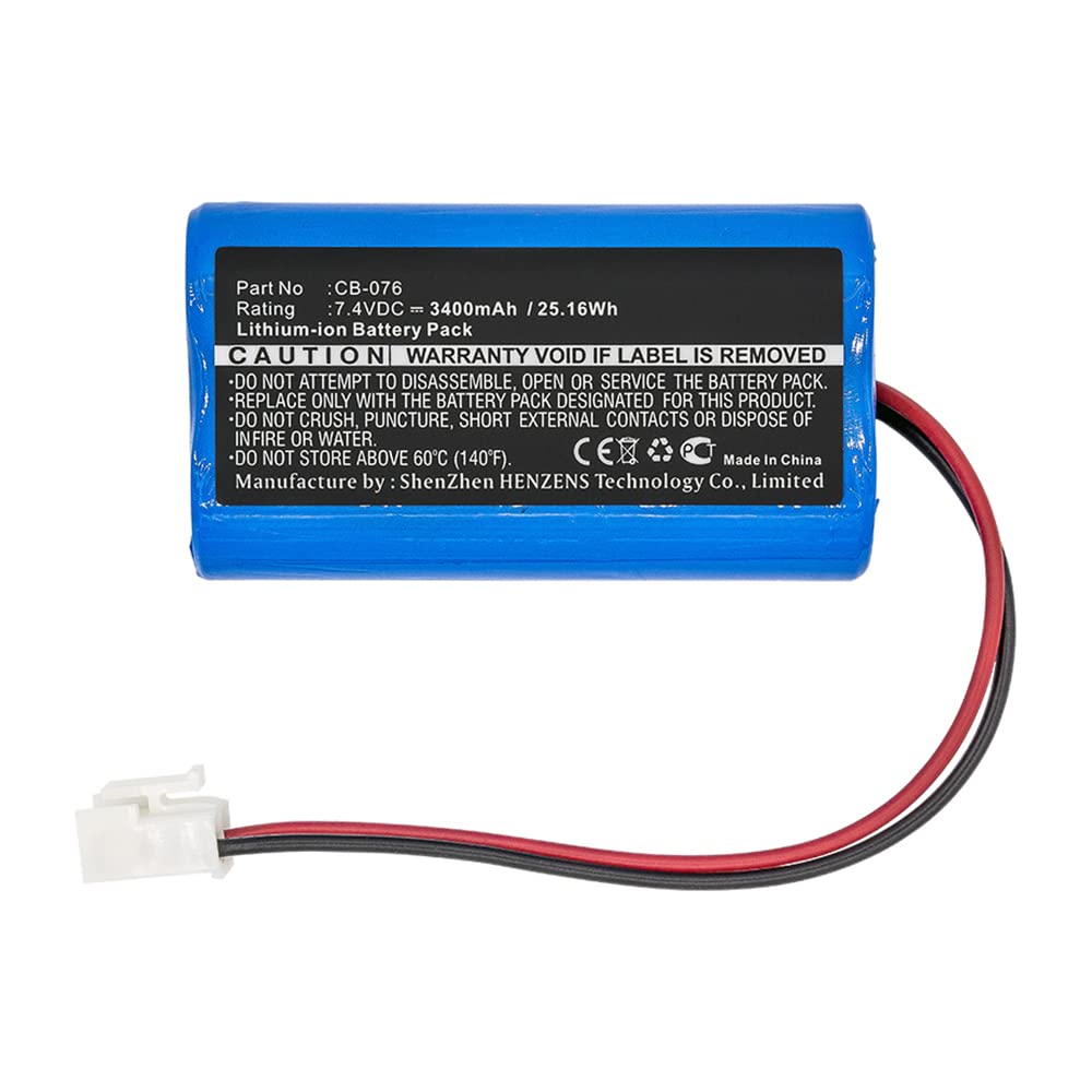 Synergy 7.4V 3400mAh Li-ion Battery for CB-076 - Digital Equipment Power Solution