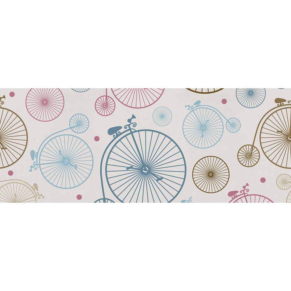 Vintage Bicycle Pattern Gift Wrapping Paper - 58