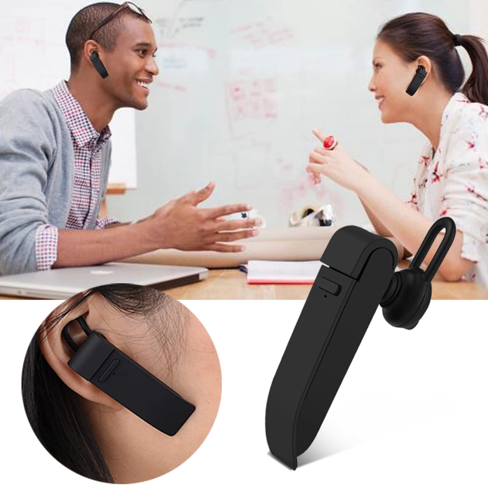 Durable 22 Languages Translation Earbuds - TWS True Wireless Bluetooth 4.1 Headphones with 10m Range for Travel, Business Meetings & Language Learning