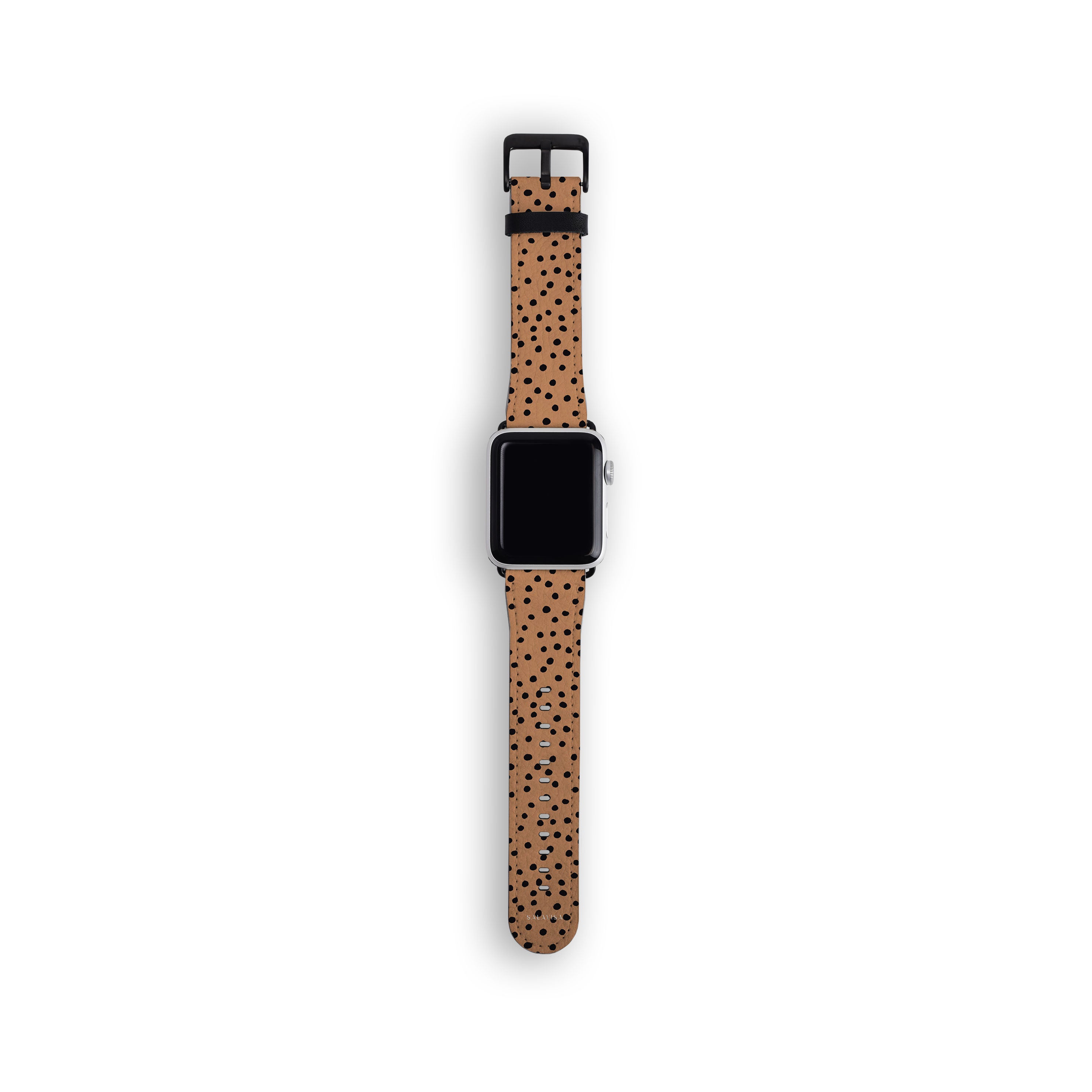 Orange Polka Dots Watch Band - Adjustable Replacement Strap for Apple Watch, Fitbit & Samsung Galaxy - Perfect for Casual, Work & Sports Activities