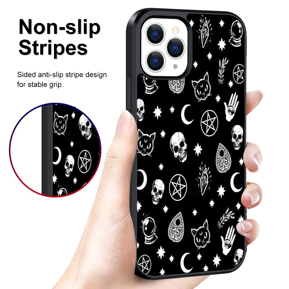 Witch Art Pattern Shockproof Protective Hard PC Phone Case for iPhone 13 Pro Max - Lightweight Soft Bumper Cover for Everyday Use, Travel & Outdoor Activities